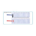 Plastic Ruler Magnifier w/ Ribbon - 7.3"x2.5"